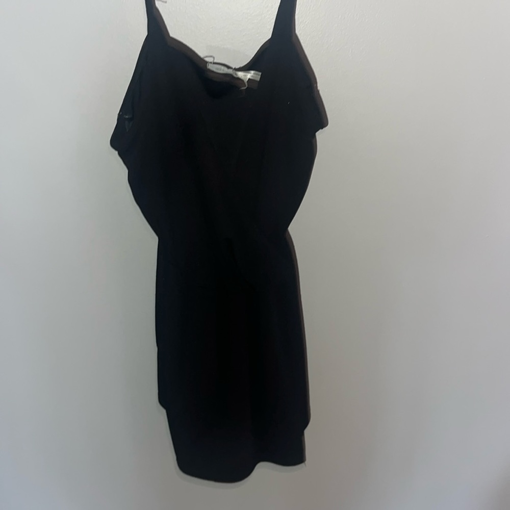 Great condition black v-neck romper!!